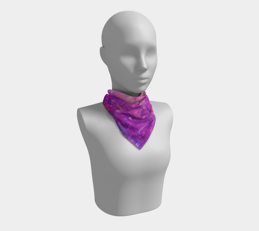 Silk Scarf in Purple