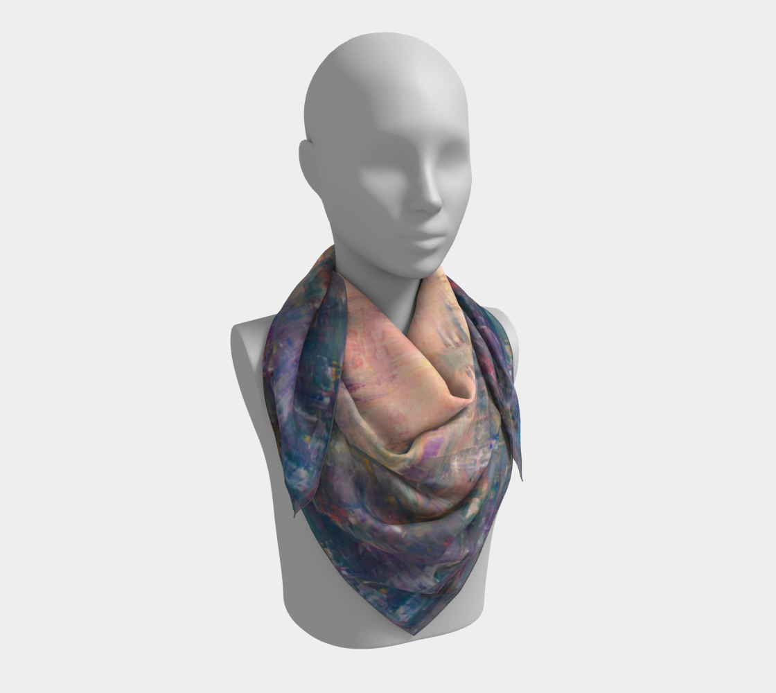 Silk Scarf in Indigo