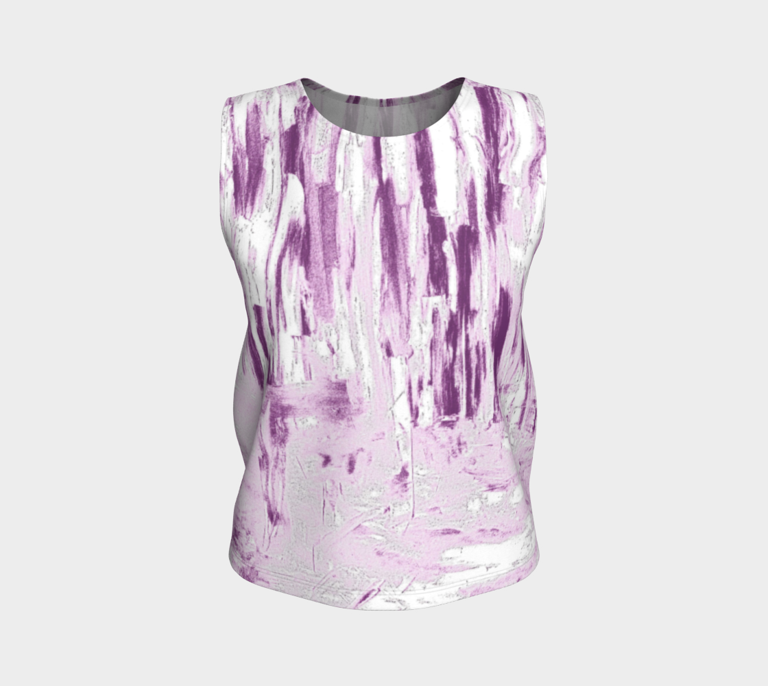 Purple Ice. Loose Tank Top