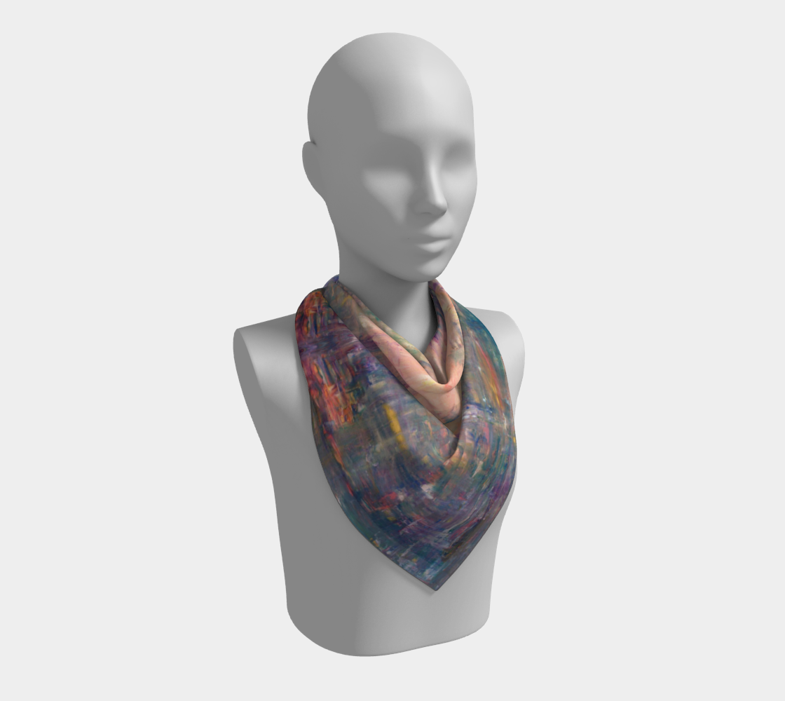 Silk Scarf in Indigo