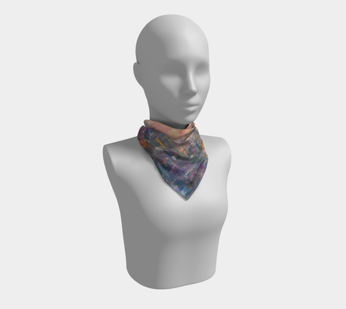 Silk Scarf in Indigo