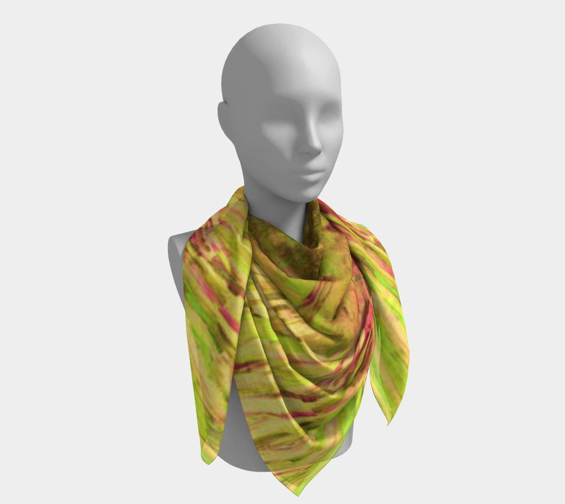 Silk Scarf in Green