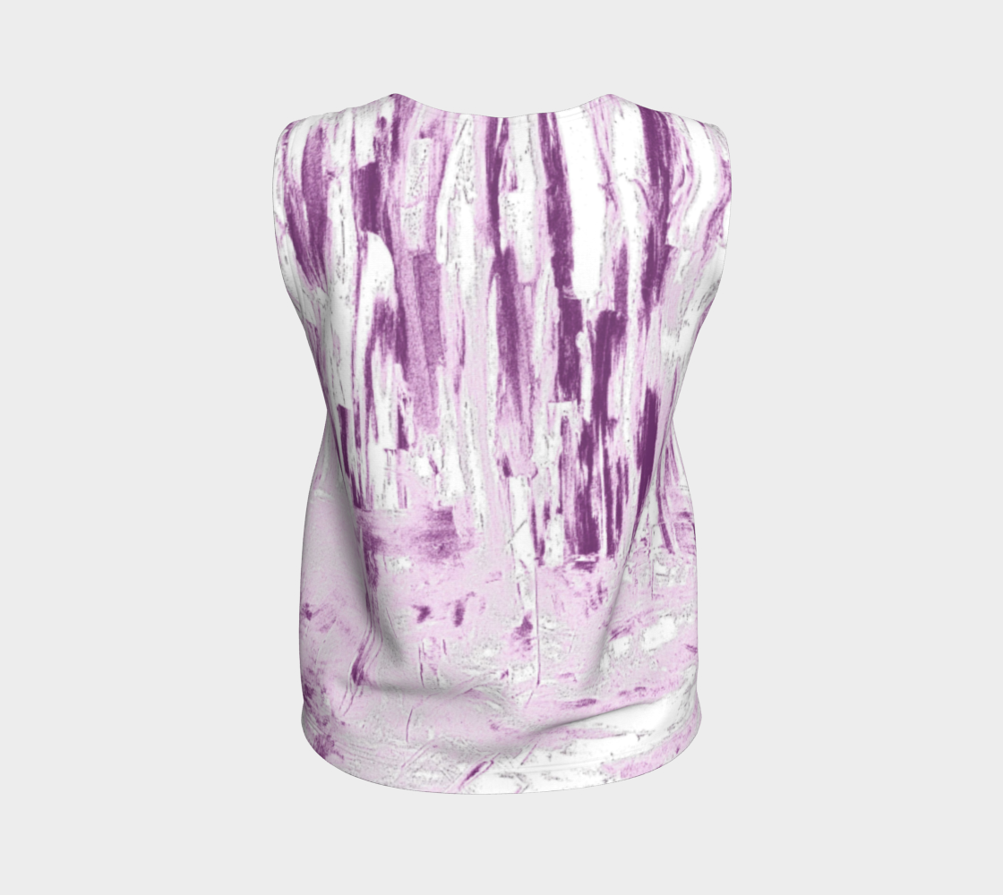 Purple Ice. Loose Tank Top