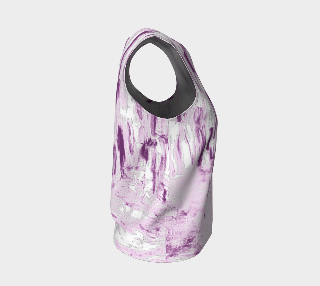 Purple Ice. Loose Tank Top