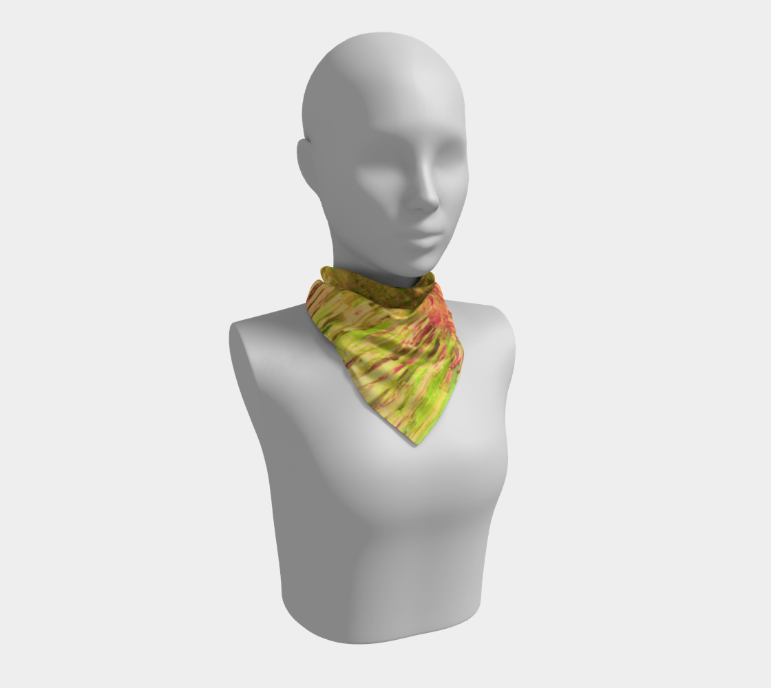 Silk Scarf in Green