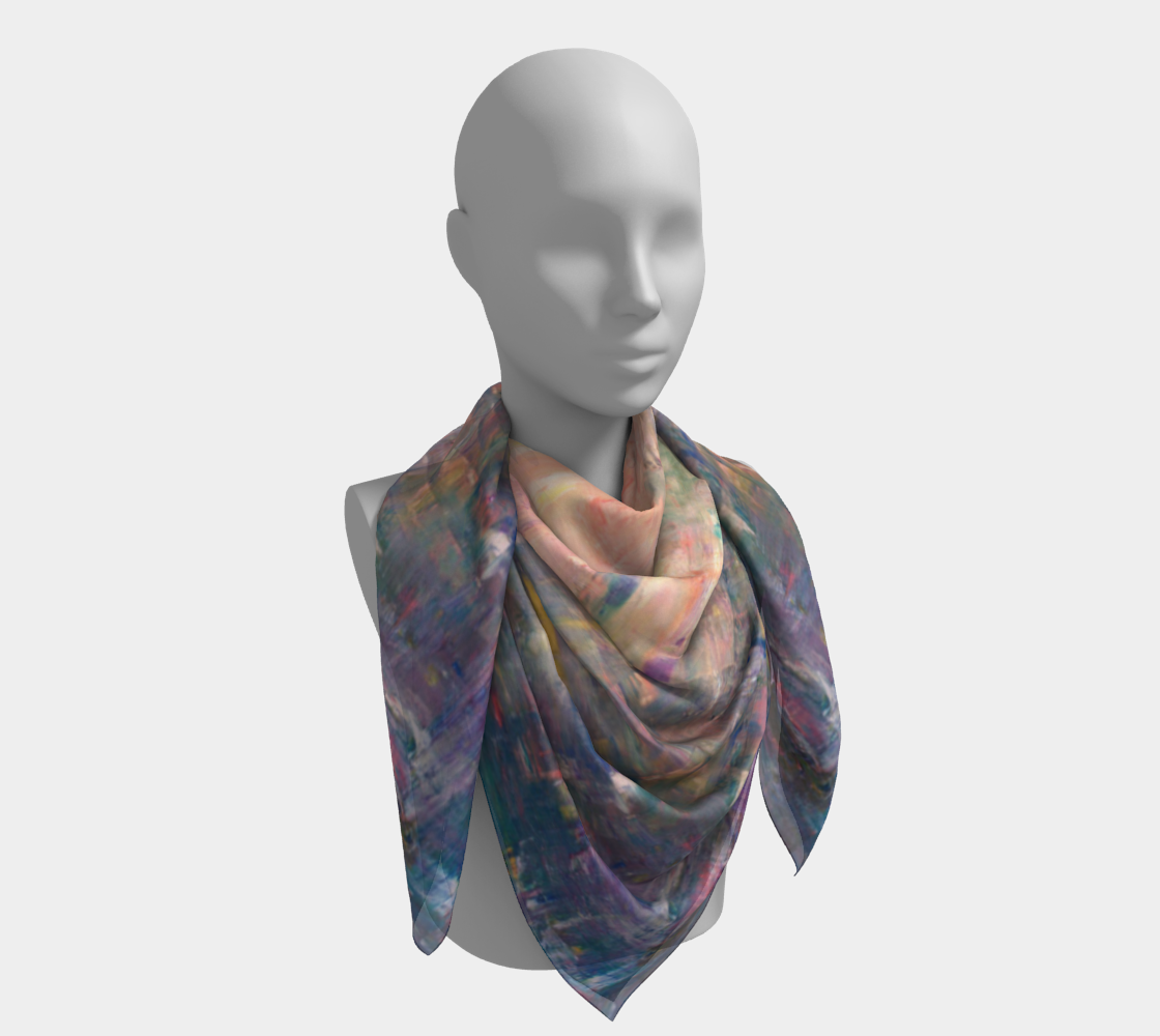 Silk Scarf in Indigo