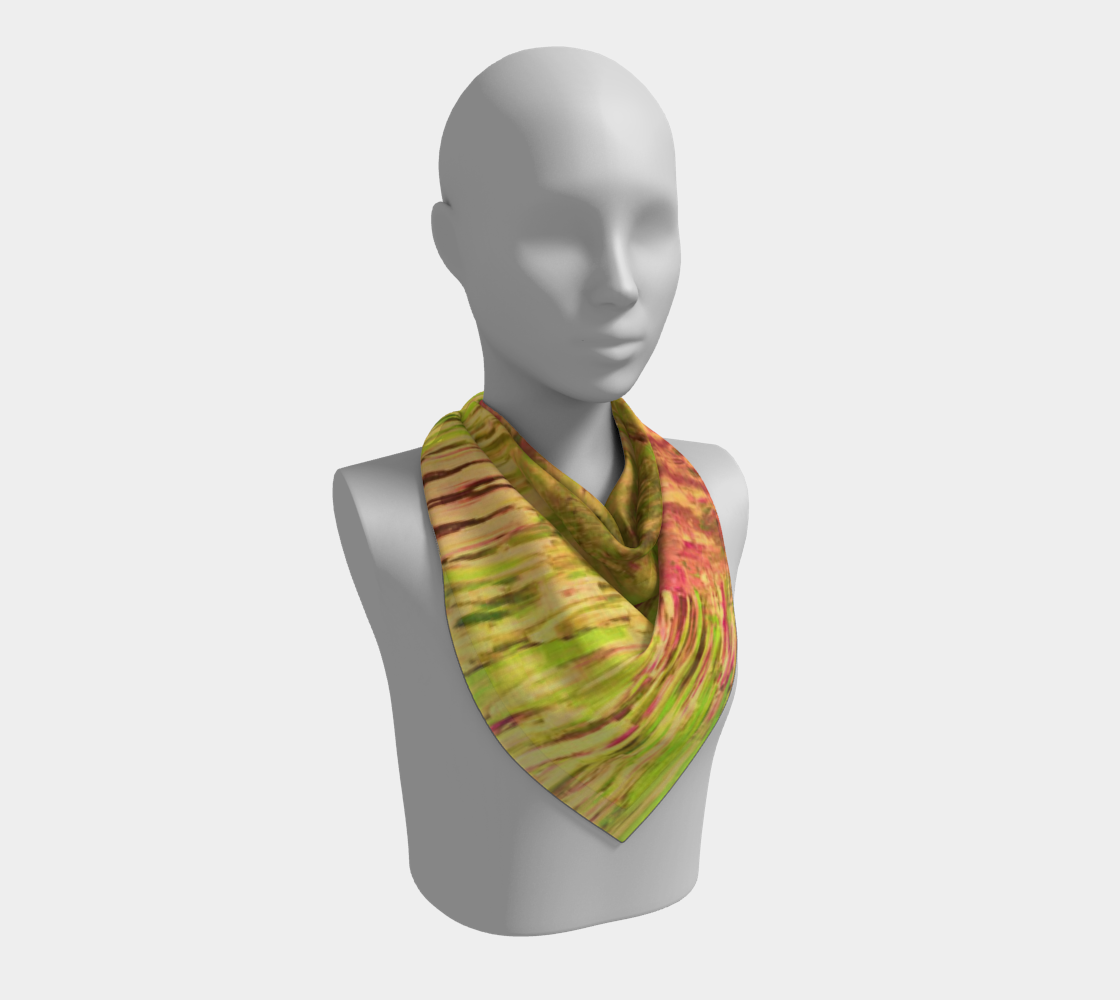 Silk Scarf in Green