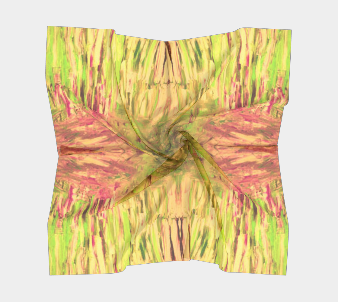 Silk Scarf in Green