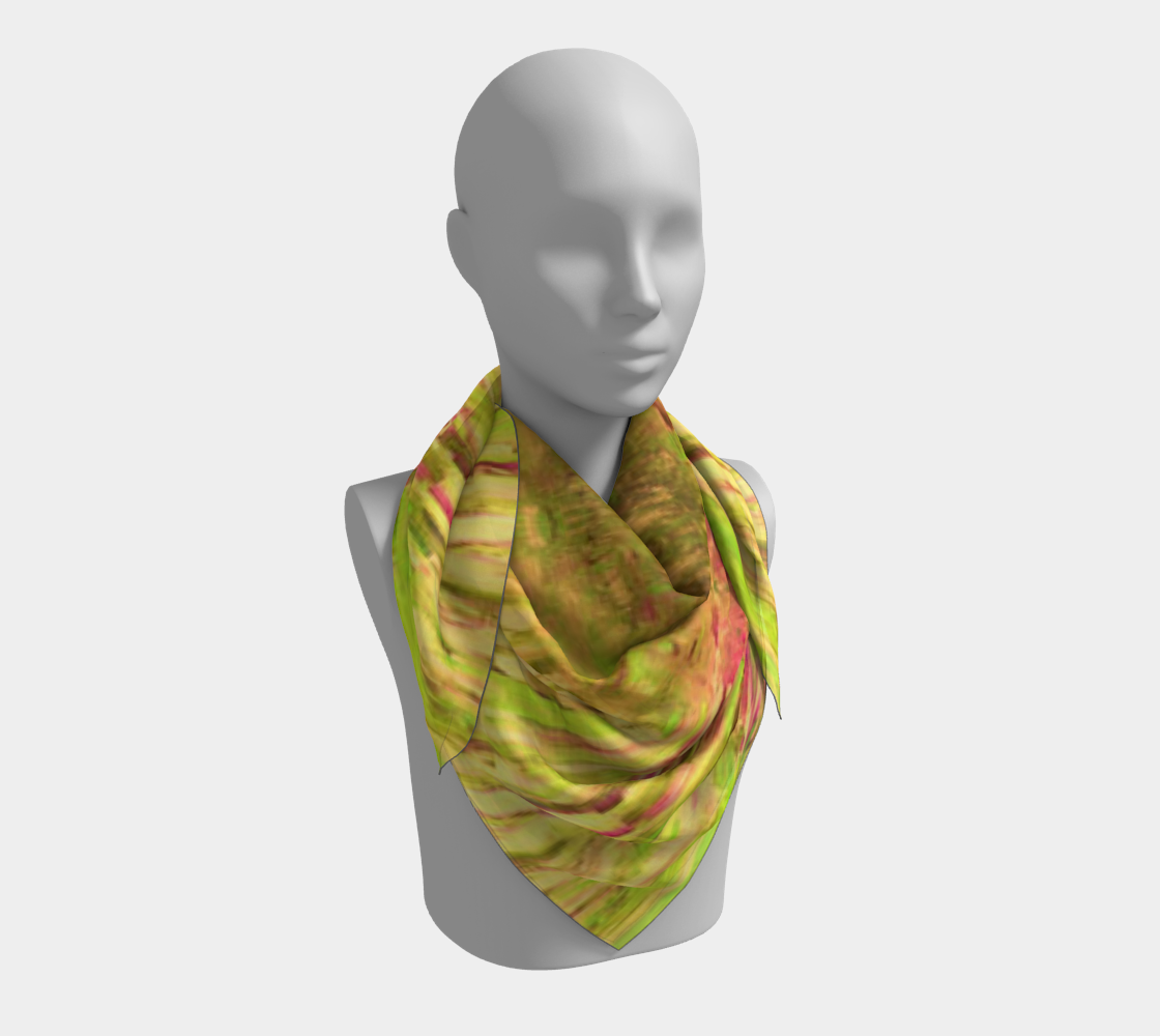 Silk Scarf in Green